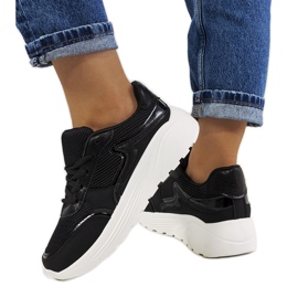 Svarta Basemat sneakers för kvinnor