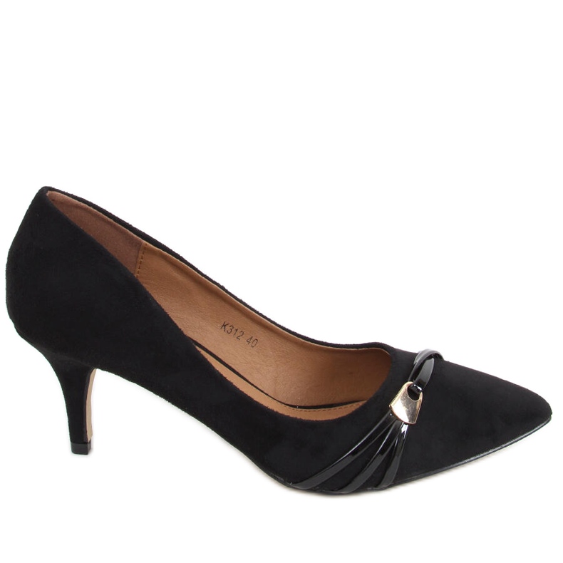 Pumps på stilettklack April Black svart