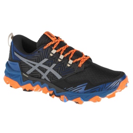 Asics Gel-FujiTrabuco 8 M 1011A668-400 svart blå orange grå