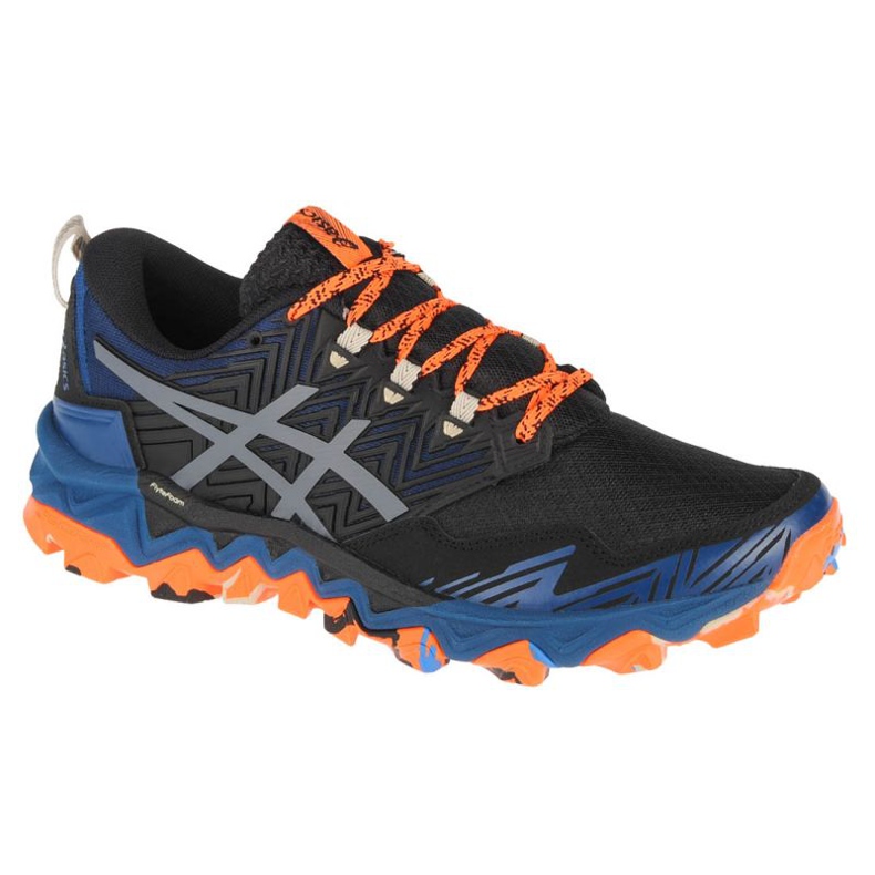 Asics Gel-FujiTrabuco 8 M 1011A668-400 svart blå orange grå