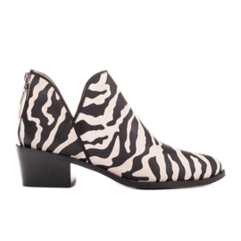 Marco Shoes Stövlar i äkta läder med utskärning 1954B-1249-1 beige