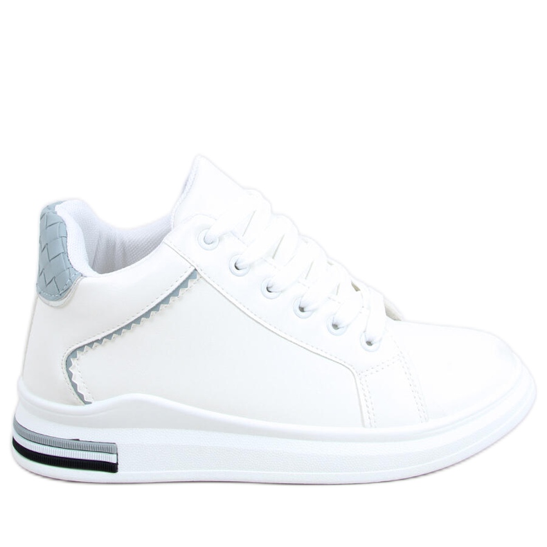 Sneakers på en dold kil Izumi VIT / BLÅ