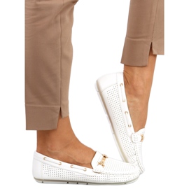 Loafers dam Wong White vit