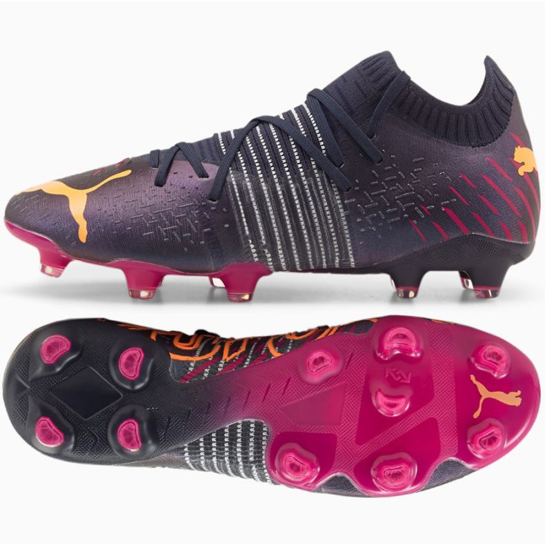 Fotbollsskor Puma Future Z 1.2 FG / AG M 106476 05 violett rosor och lila