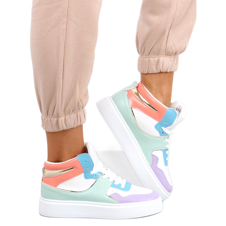 Erva Multicolor high-top sneakers mångfärgad