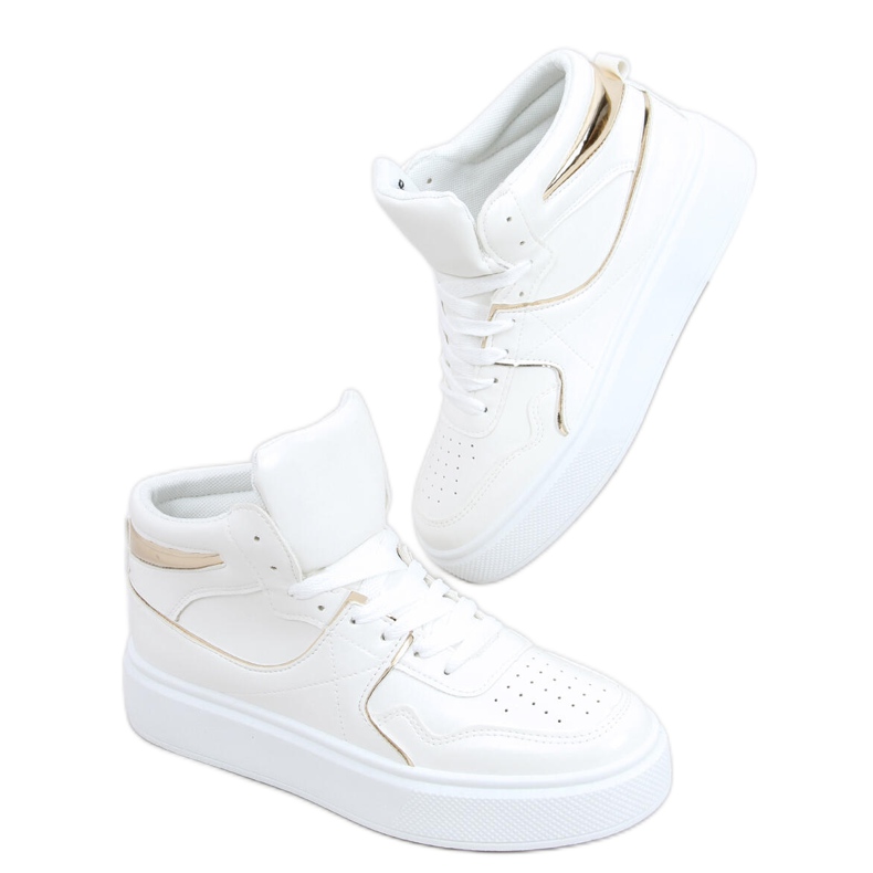 Erva White high-top sneakers vit