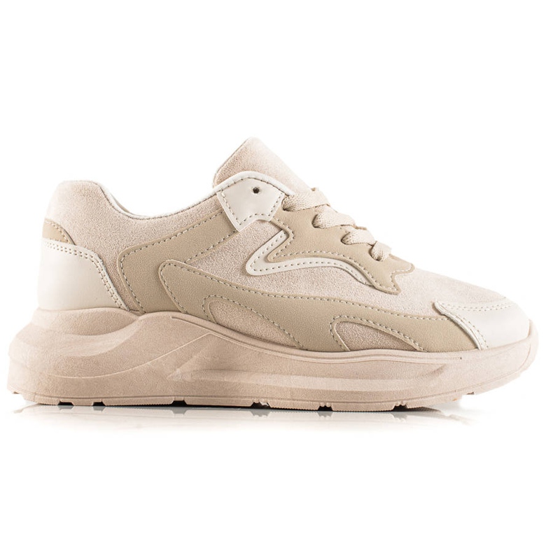 TRENDI Mocka sneakers beige