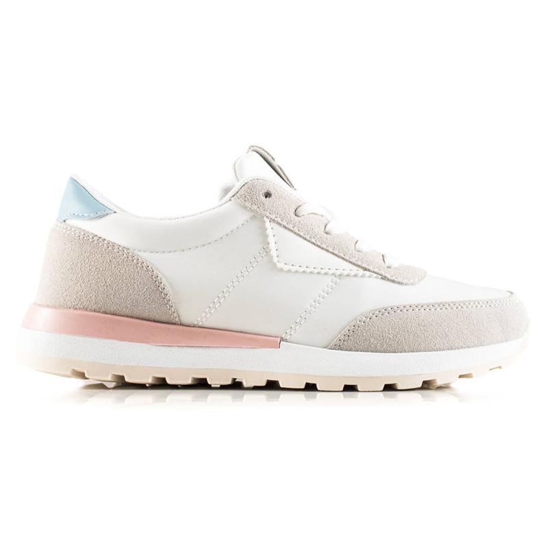 TRENDI Färgglada sportskor vit mångfärgad