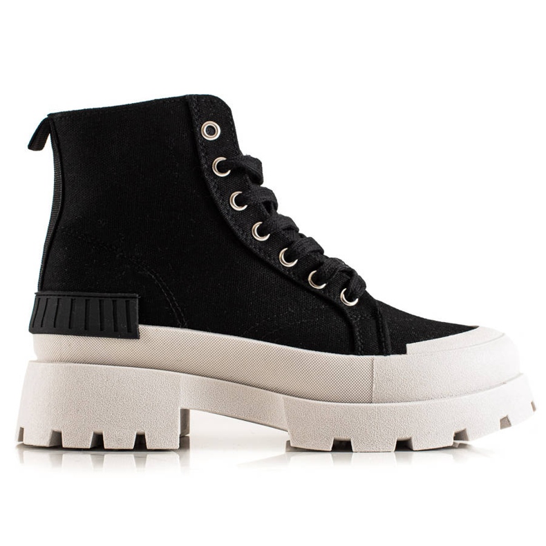 Seastar Fashionabla Höga Sneakers På Plattformen svart