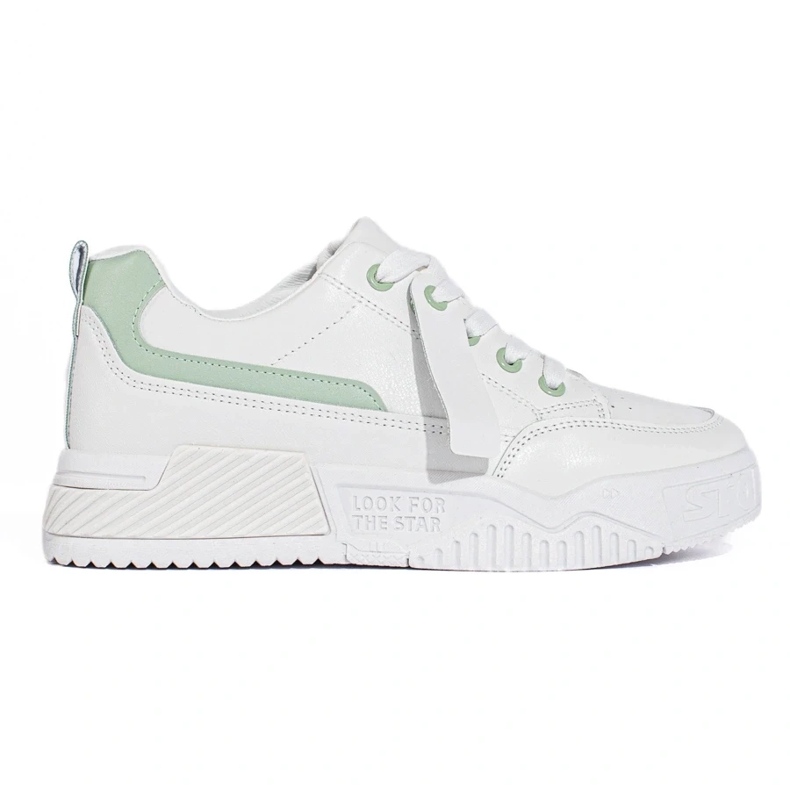 TRENDI Sneakers med Eco Leather Fashion vit