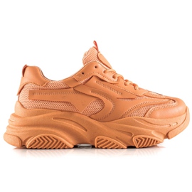 Seastar Trendiga sneakers med mesh orange