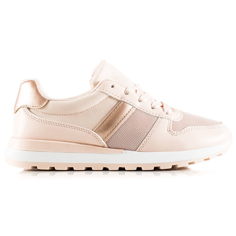TRENDI Snygga sneakers med mesh rosa
