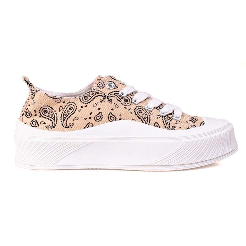 Seastar Sneakers för modedesign beige svart