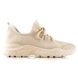 Bestelle Ljusbeige sneakers