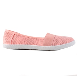 TRENDI Klassiska rosa slipons