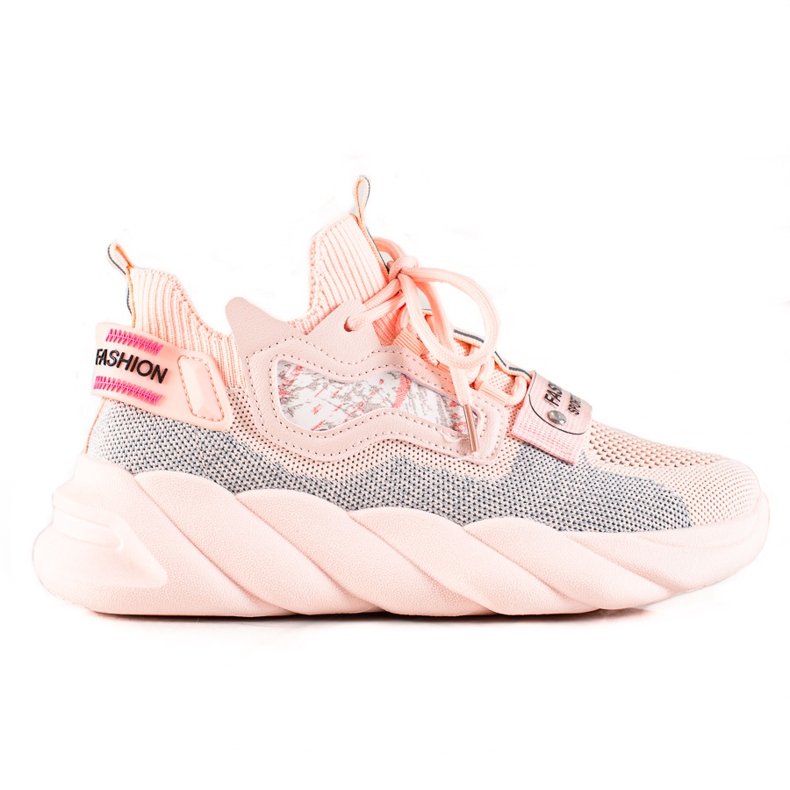 Weide Bekväma mode sneakers rosa