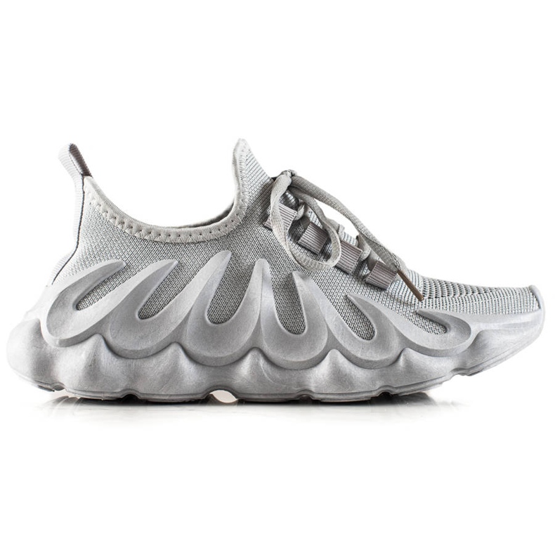 TRENDI Gråa modesneakers