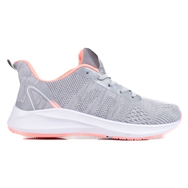 TRENDI Textil sportskor grå