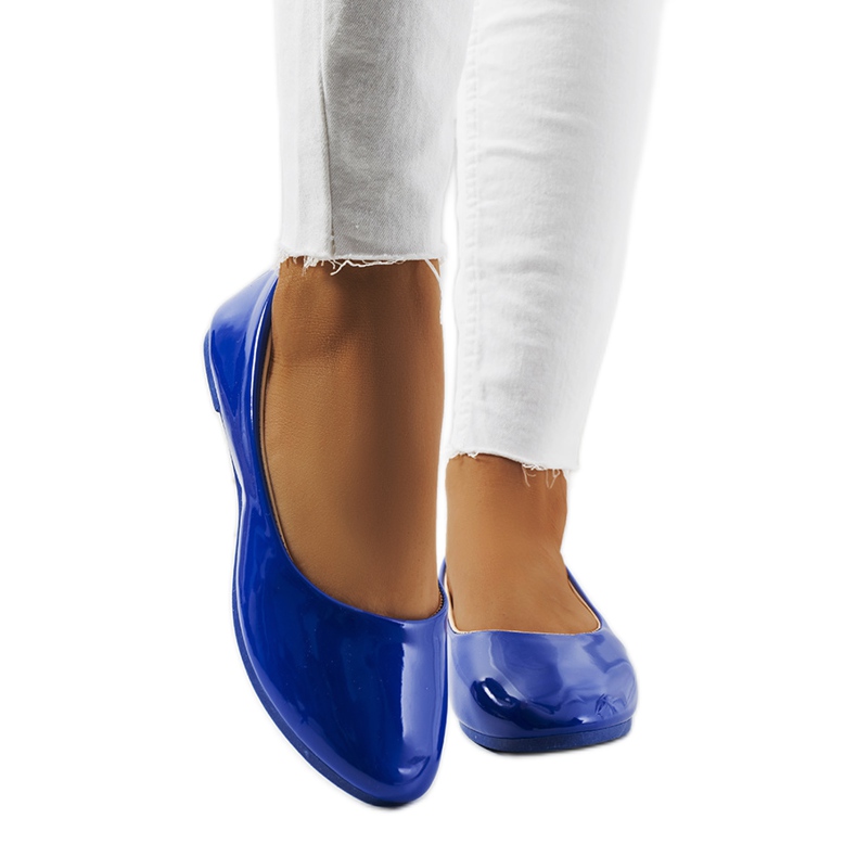 Odense blå patentballerinor