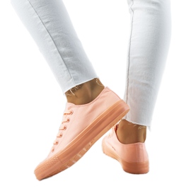 Orange neon Hart sneakers