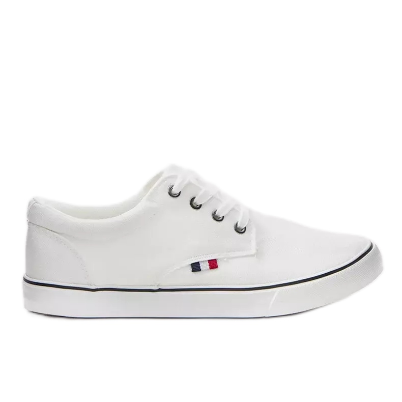 Owens vita sneakers för män