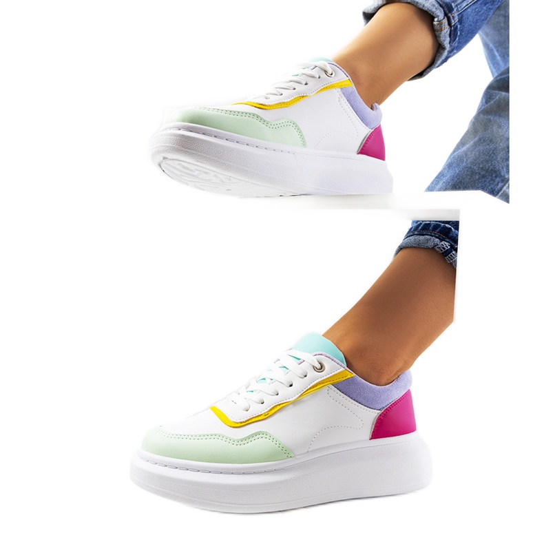 Vita Selma Lila sneakers för kvinnor