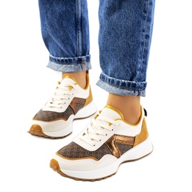 Bruna Isham sneakers för kvinnor beige