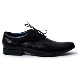 Bednarek Polish Shoes Herr Brogues Bednarek Elegant Leather Black Gaspare svart