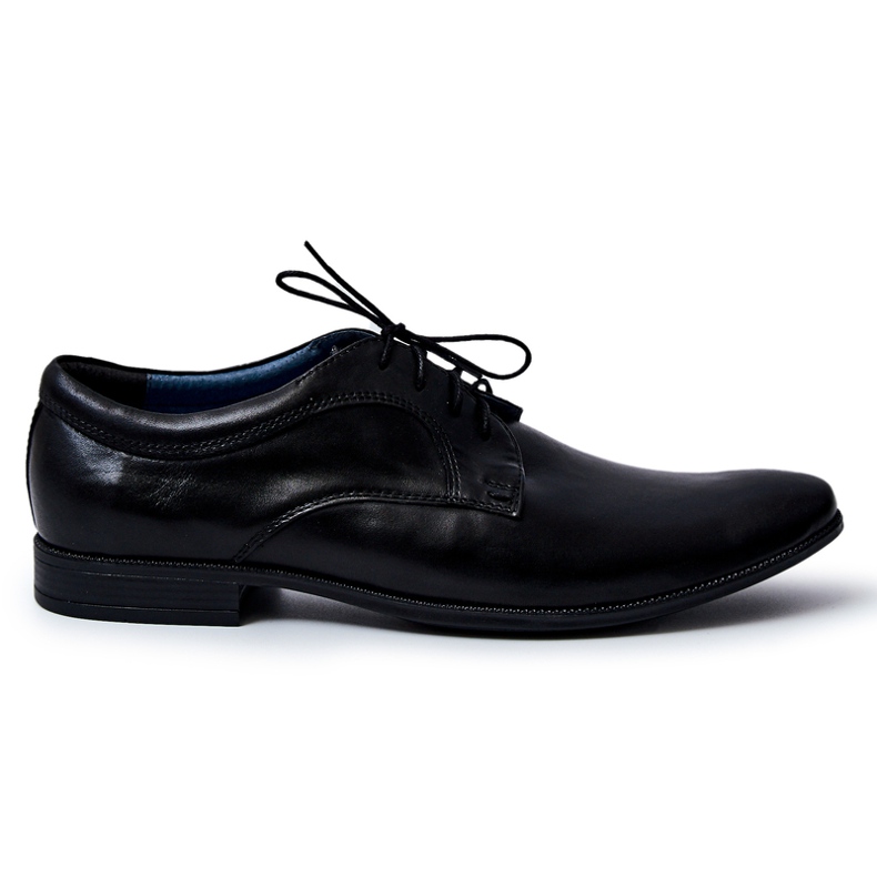 Bednarek Polish Shoes Herr Brogues Bednarek Elegant Leather Black Gaspare svart