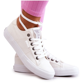 Sneakers för kvinnor Big Star JJ274095 Vita sneakers