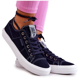 Sneakers för dam Big Star JJ274099 Marinblå sneakers