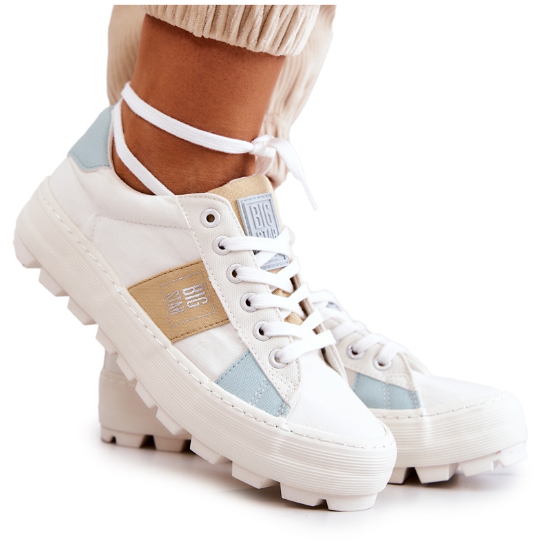 Sneakers för damer Big Star JJ274480 Vit