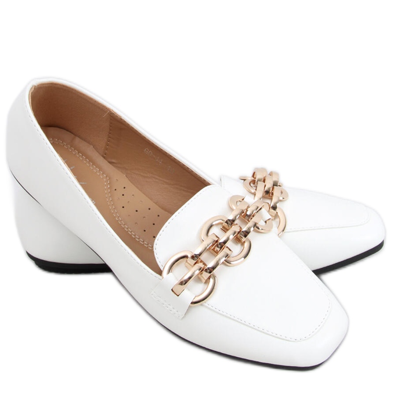 Loafers dam Bianca White vit