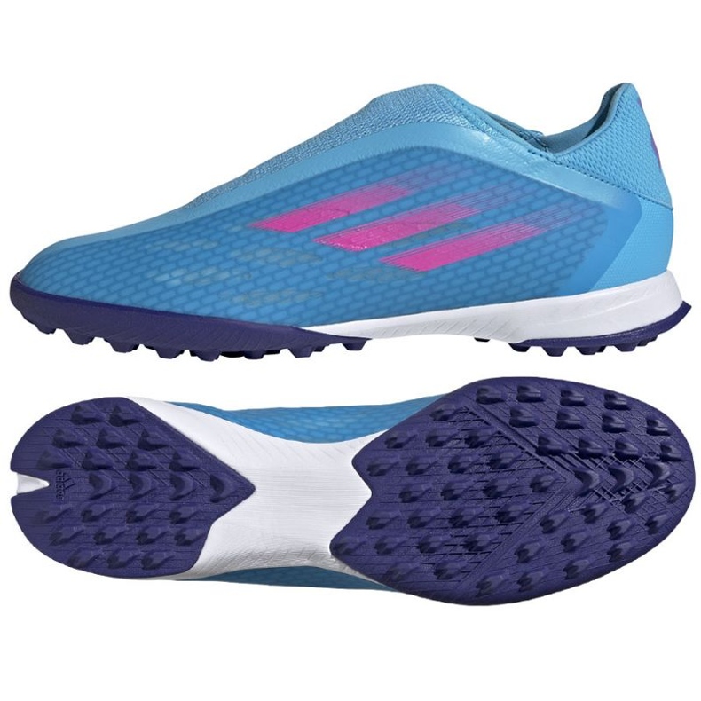 Adidas X Speedflow.3 Ll Tf GW7500 skor blå blå