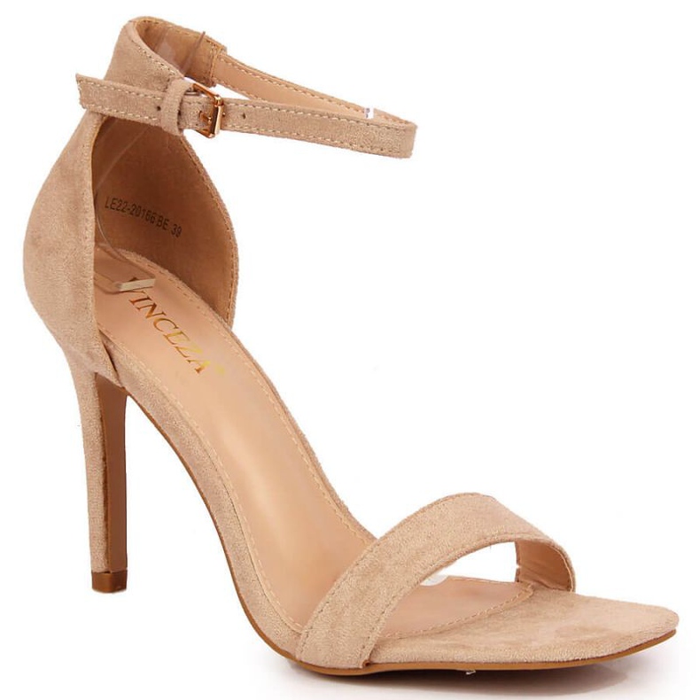 Sandaler på stilettklack Vinceza W JAN81B beige