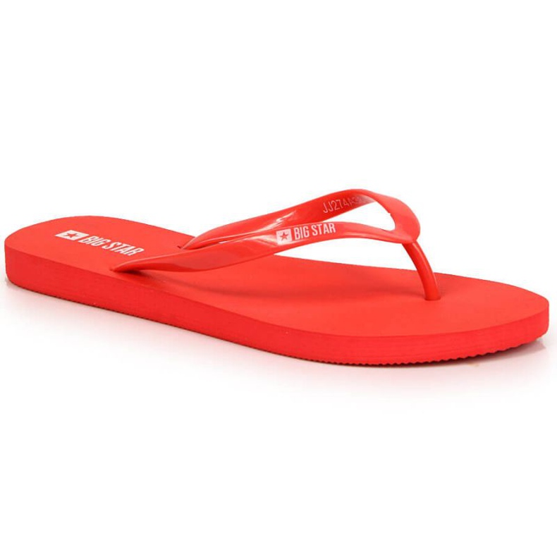 Red Big Star W JJ274A384 strandflipflops röd