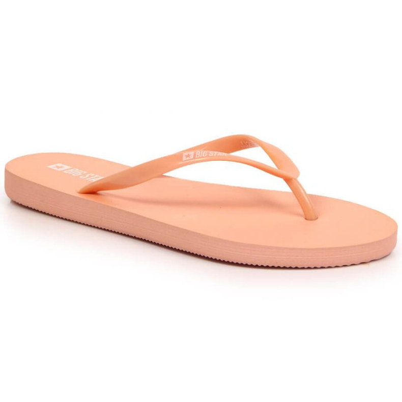 Beach flipflops Big Star W JJ274A386 naken rosa