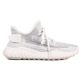 TRENDI Sportskor med mesh vit