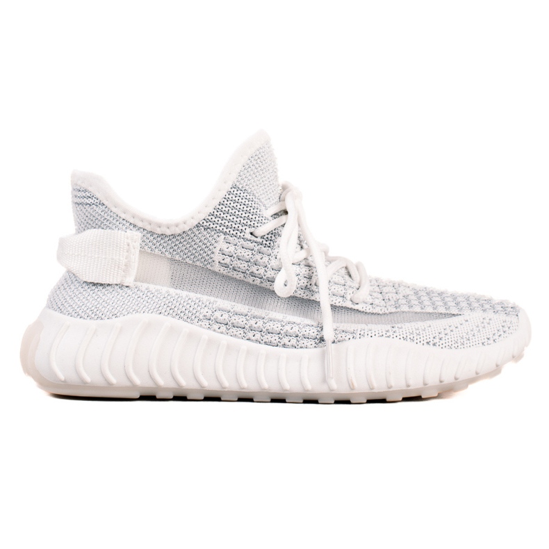 TRENDI Sportskor med mesh vit