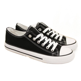 Låga sneakers i textil Atletico W ATC266A svarta