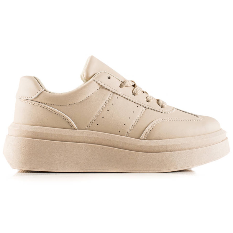 TRENDI Bekväma beige sneakers