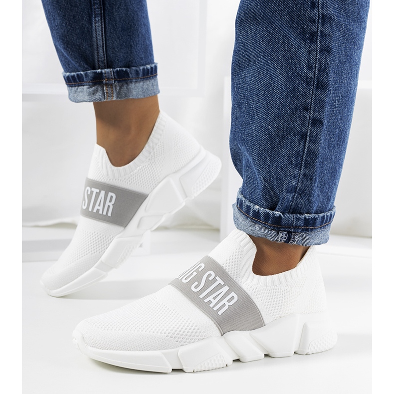 Vita sportskor Big Star JJ274297