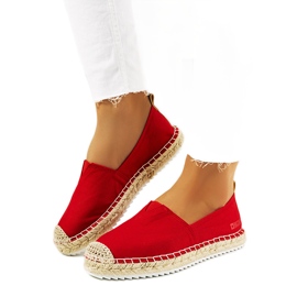 Red Big Star espadrillor för kvinnor HH274494 röd
