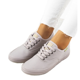 Grå Big Star damsneakers JJ274264