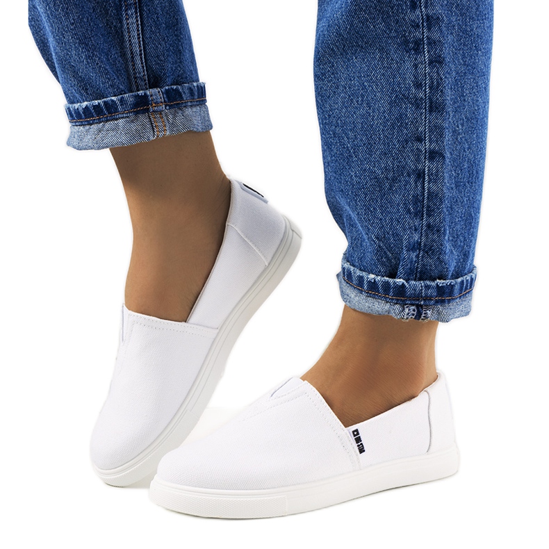 Vita sneakers för kvinnor Big Star JJ274173