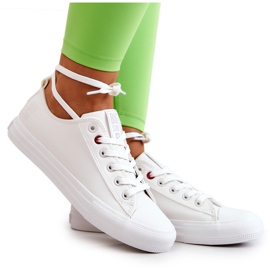 Low Leather Sneakers Big Star JJ274007 Vit