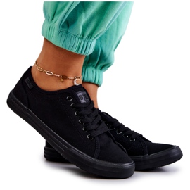 Låga sneakers för damer Big Star JJ274066 Svart