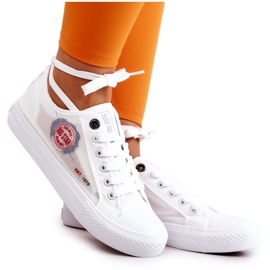 Sneakers för kvinnor Big Star JJ274A253 Vita sneakers