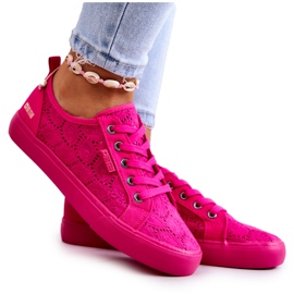 Openwork Sneakers Big Star JJ274060 Rosa