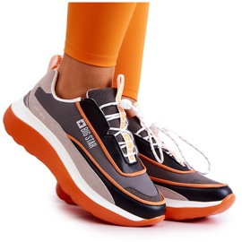 Sportskor Sneakers Big Star JJ274996 Grå-Orange